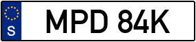 Truck License Plate